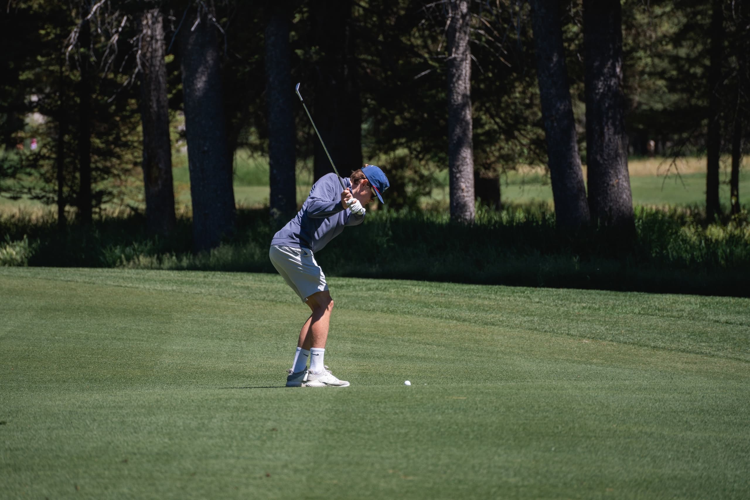 a golfer at Snake River Sporting Club