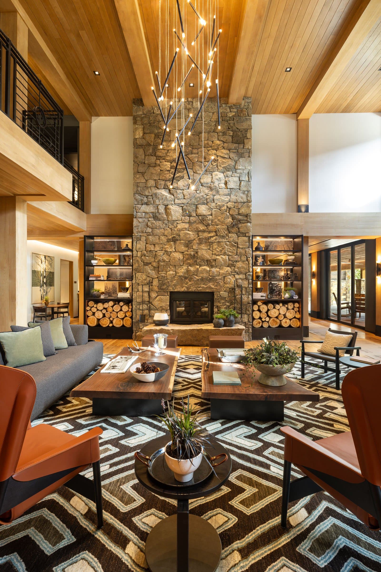 Lobby at the Sylvan Lodge