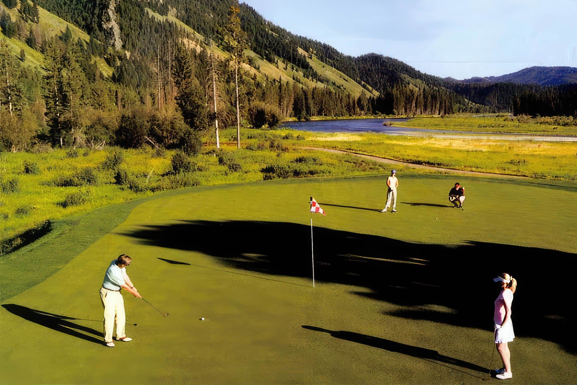 Golfers at Snake River Sporting Club