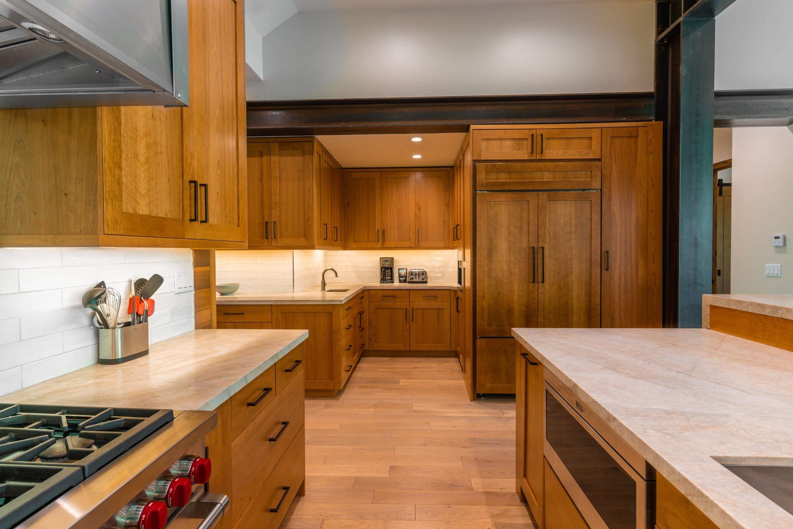Caddis Cabin kitchen at Snake River Sporting Club