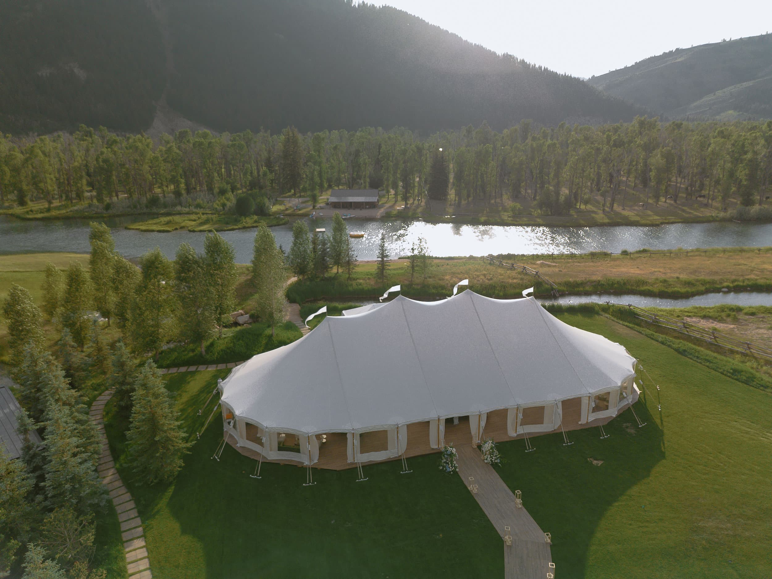 Event Tent At Snake River Sporting Club