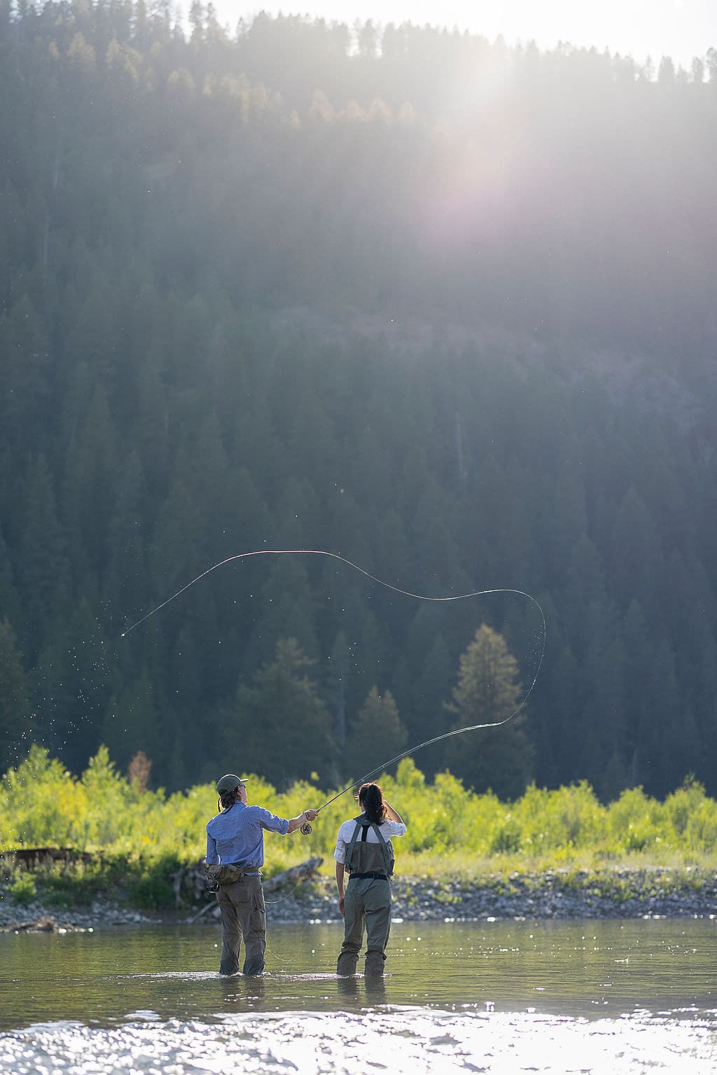 Fly Fishing Near Snake River Sporting Club