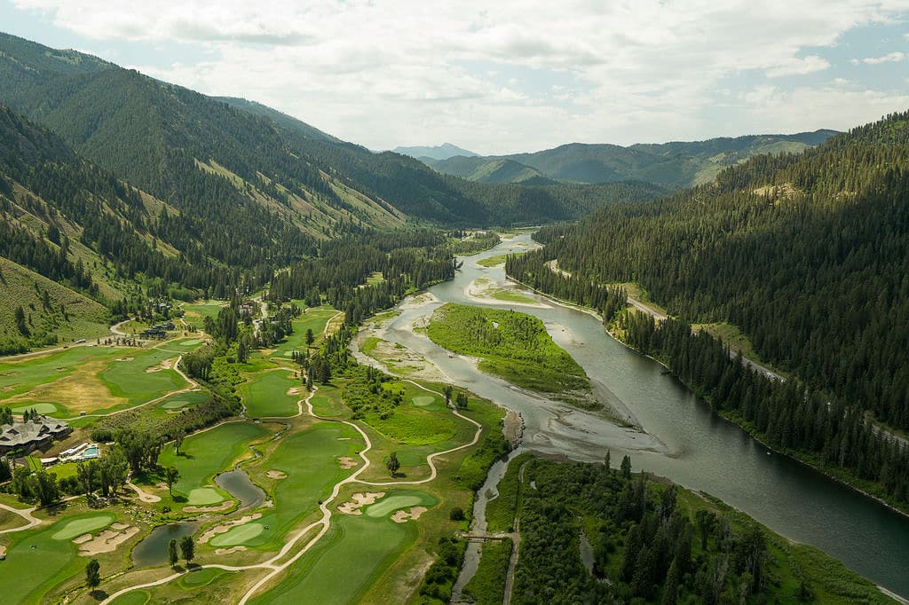 Jackson Hole Golf Course And River