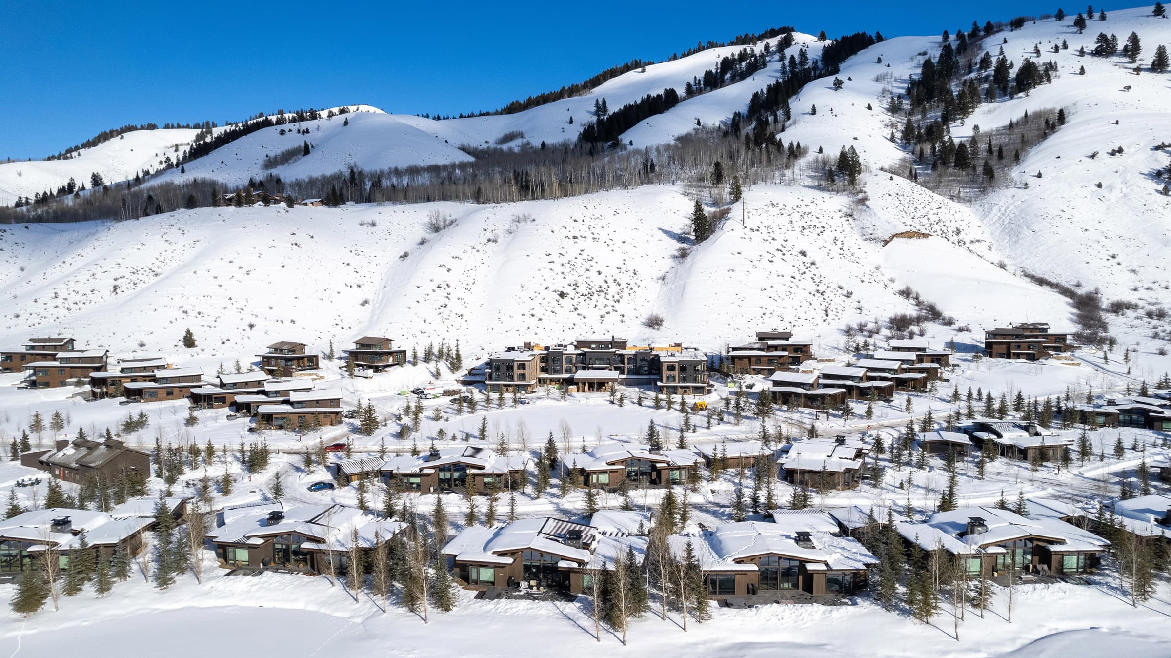 Snake River Sporting Club in winter