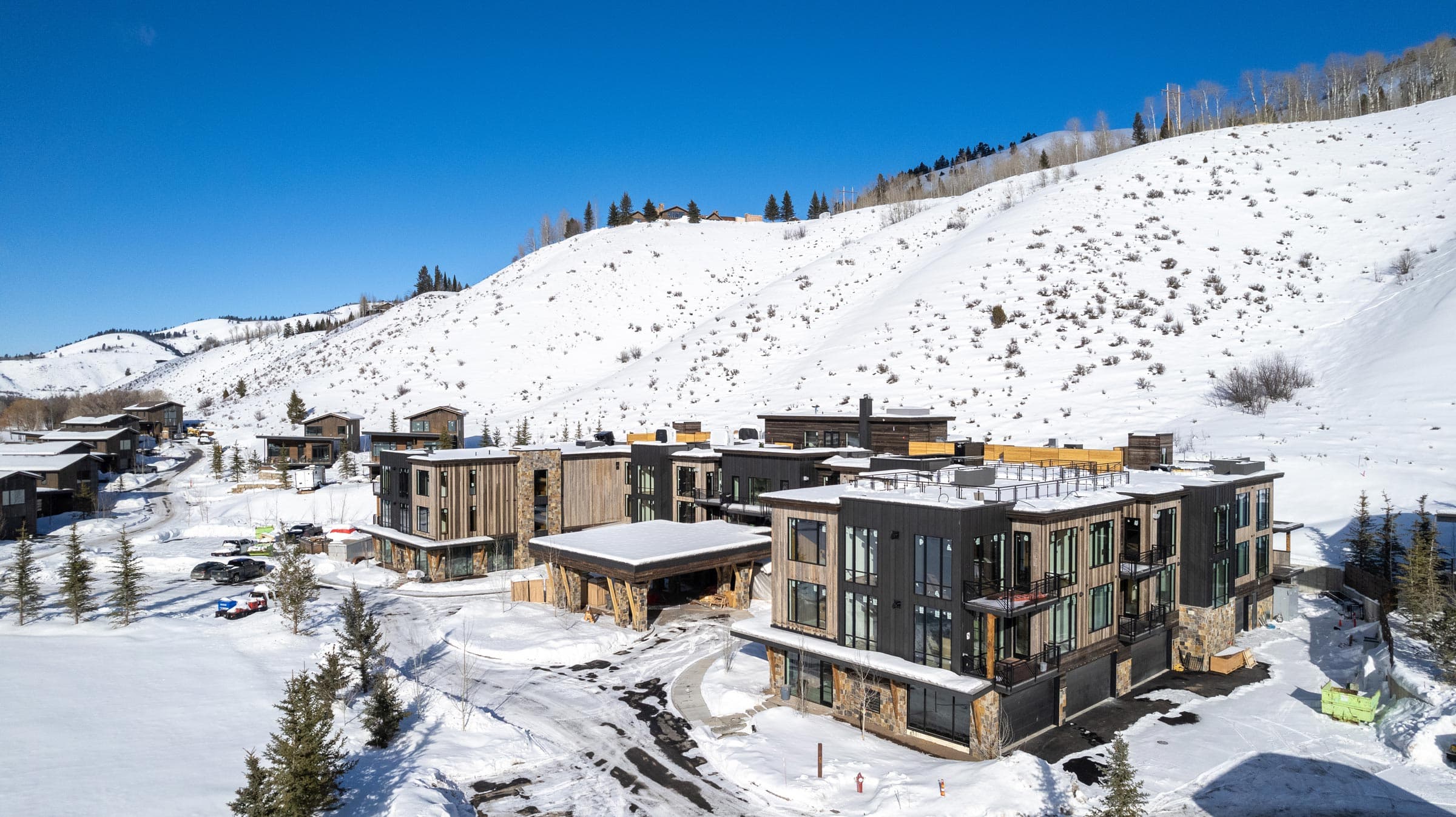 Snake River Sporting Club in winter
