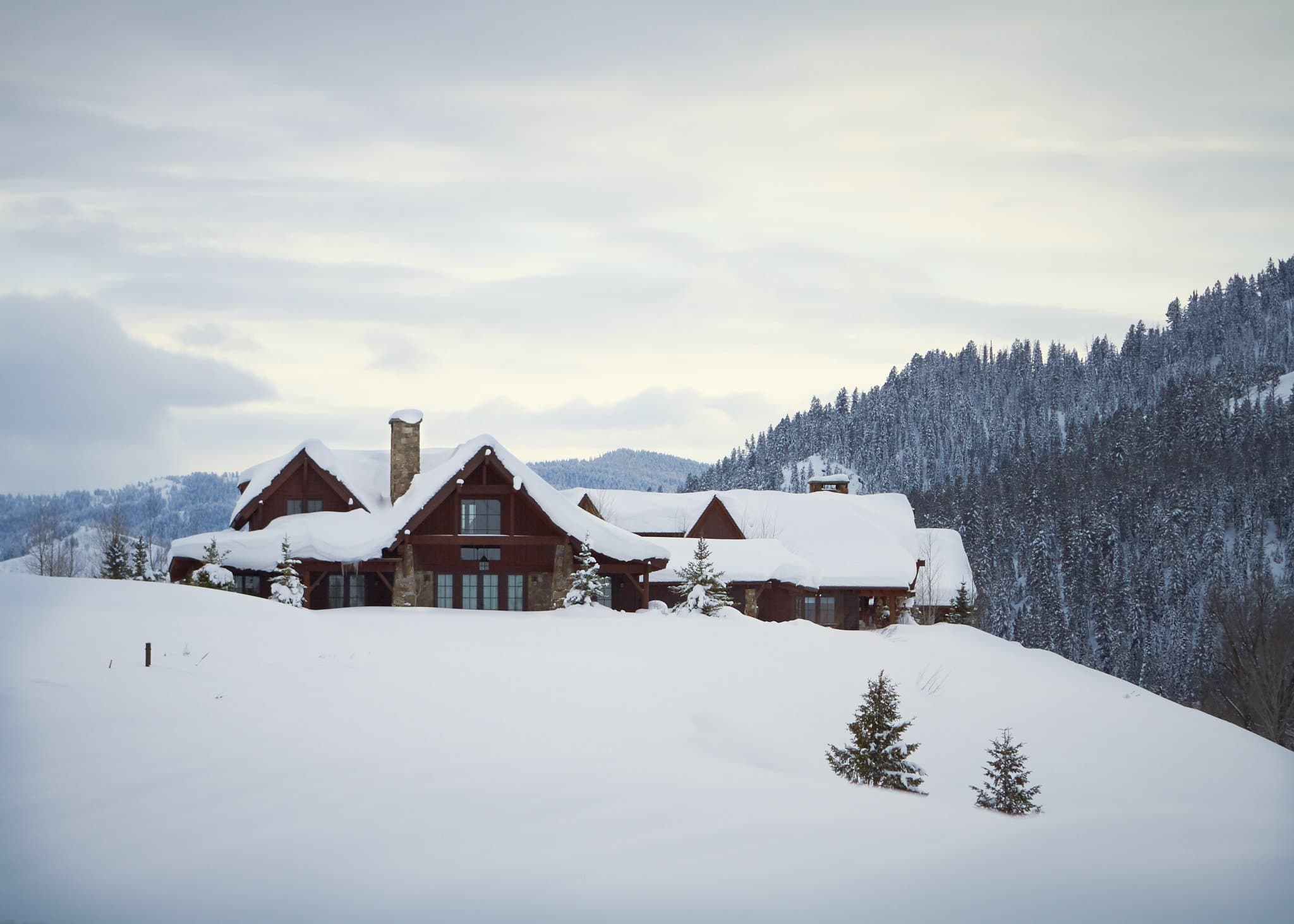 Snake River Sporting Club in winter