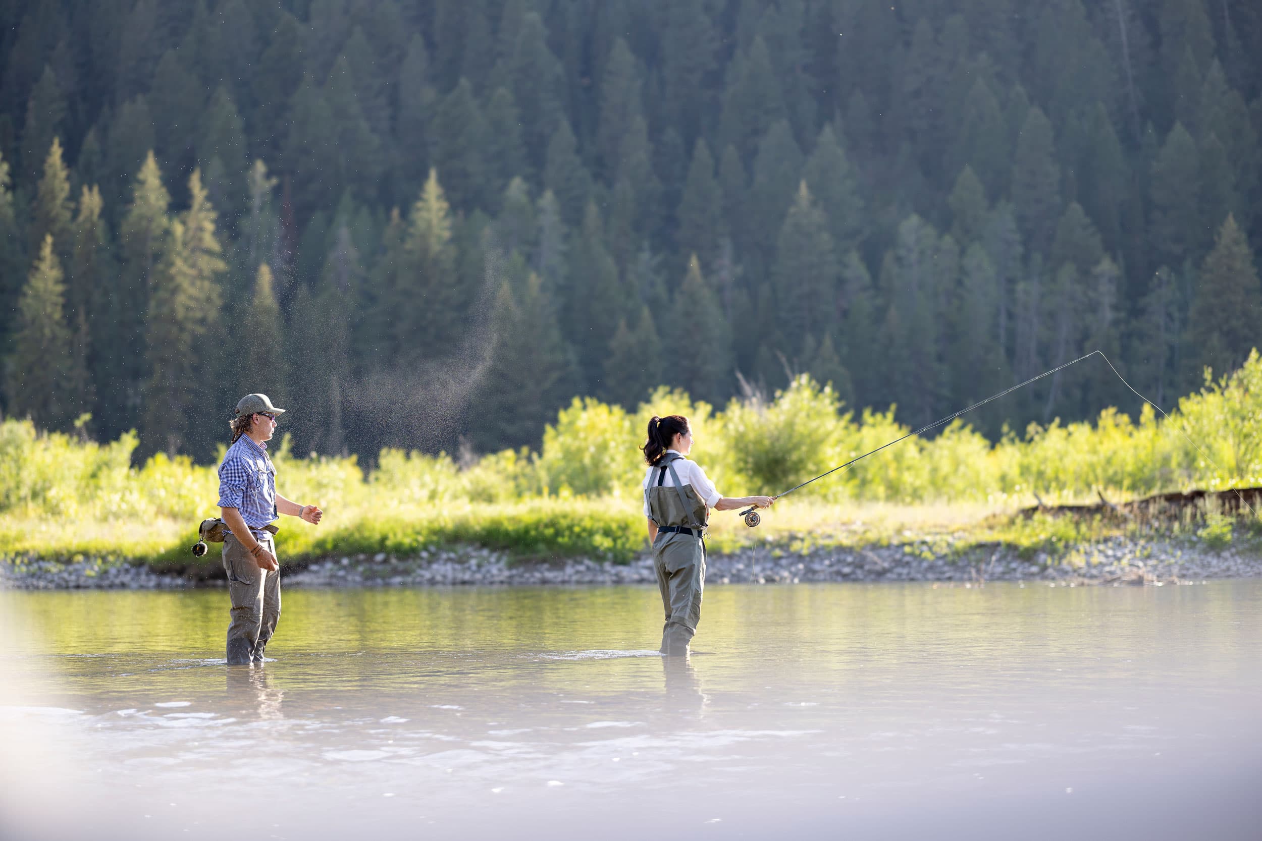Fly Fishing In The Tetons