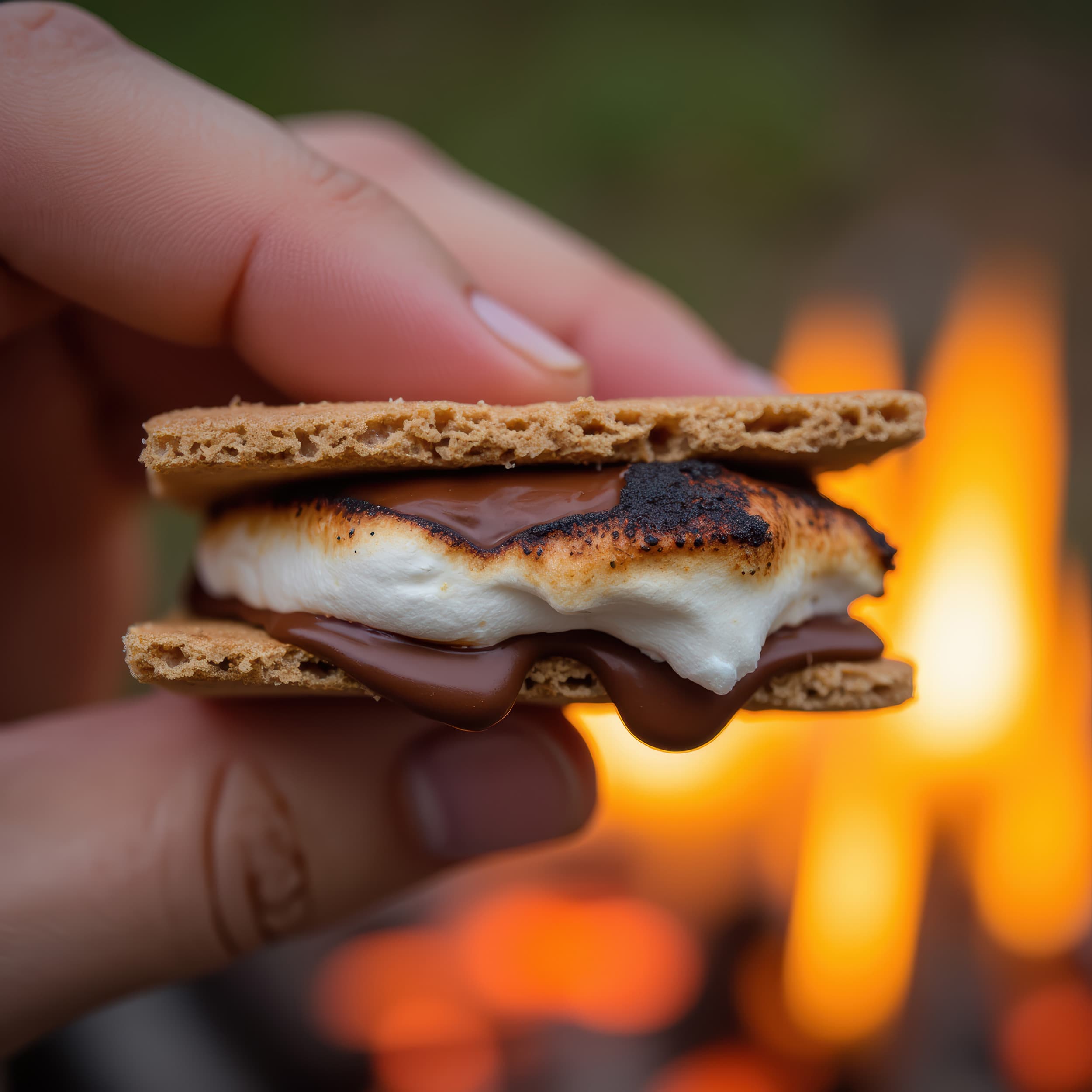 Hand Holding A Smore