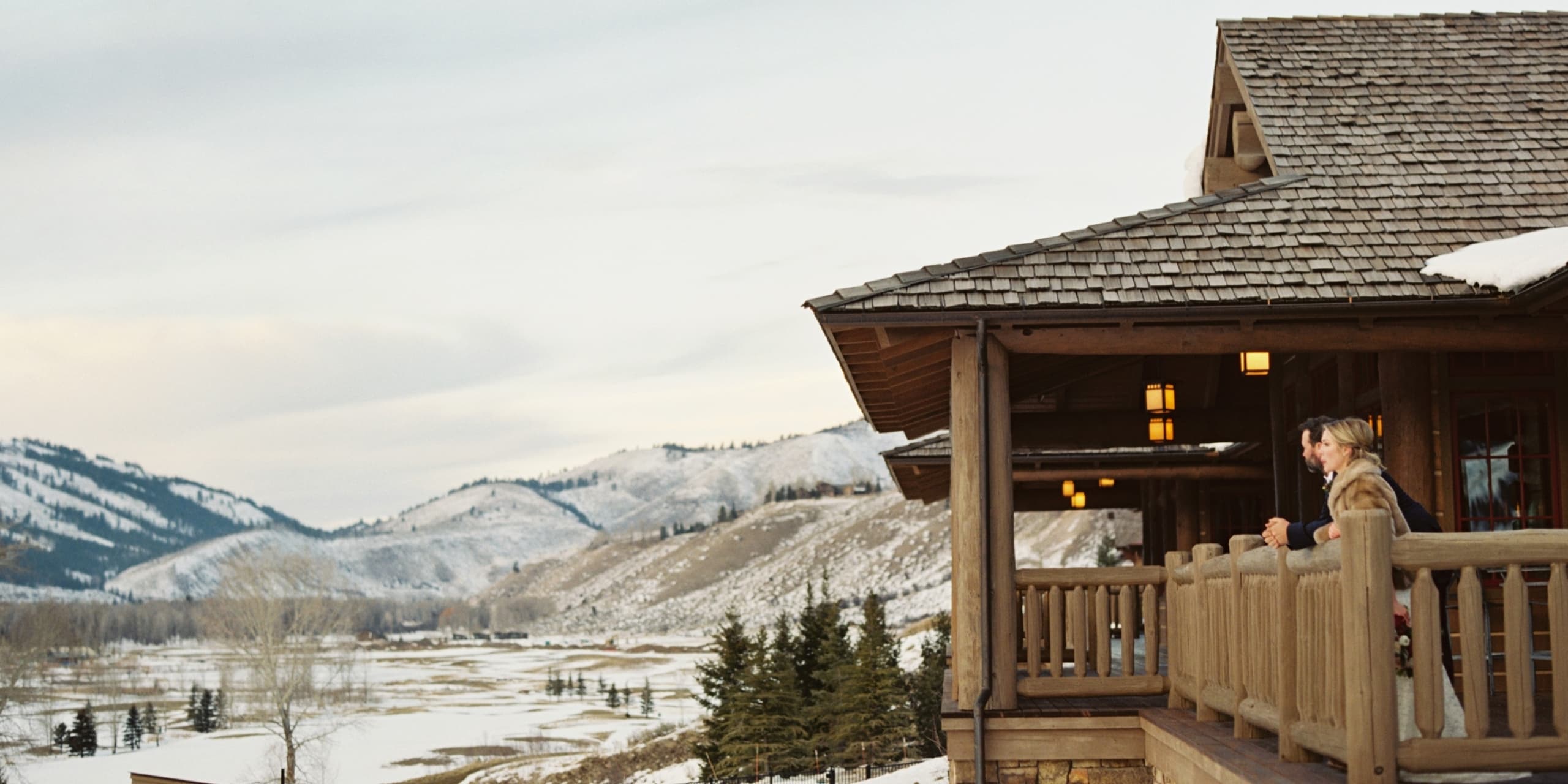 View from deck at the Snake River Sporting Club
