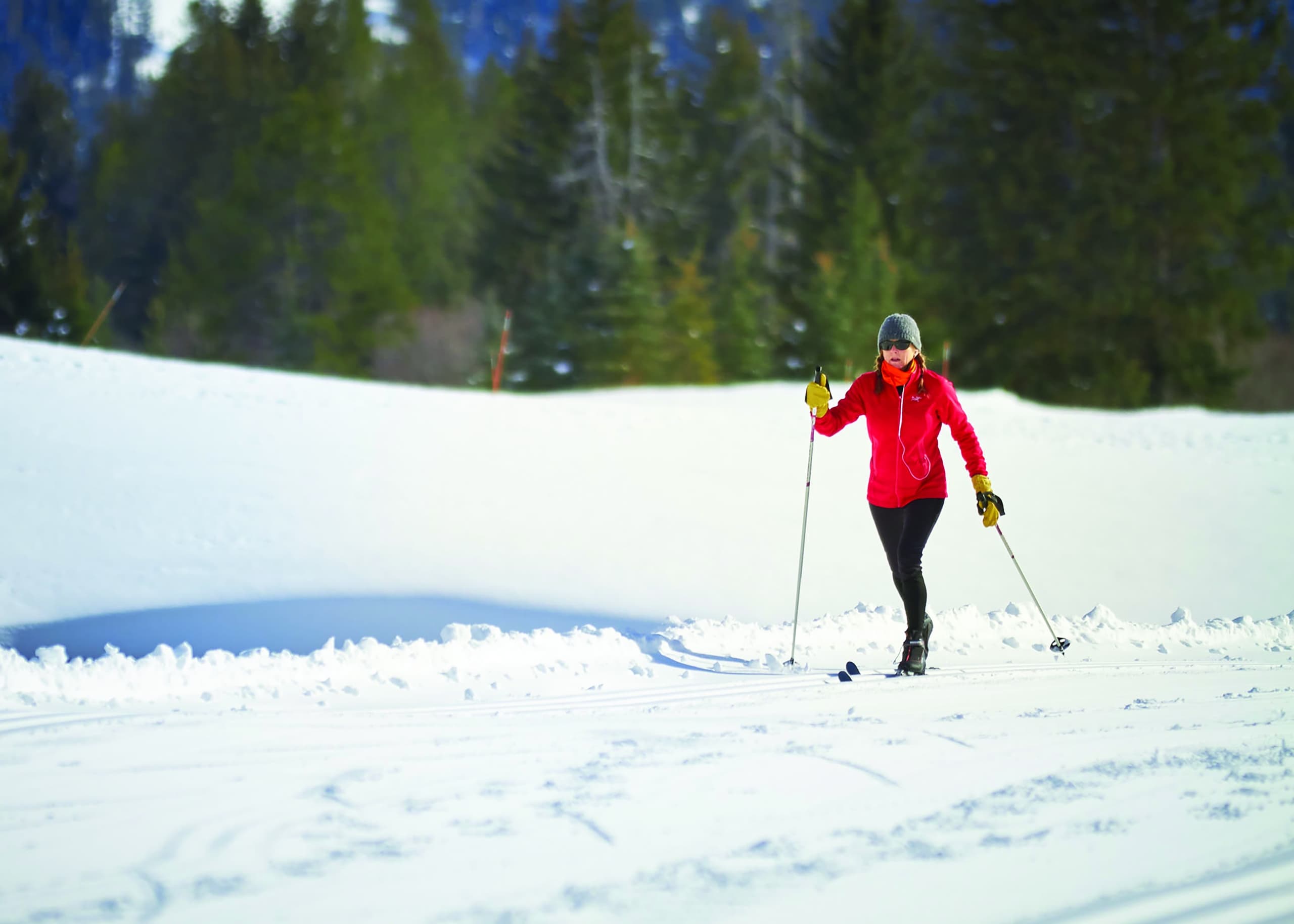 Cross country skiing at Snake River Sporting Club