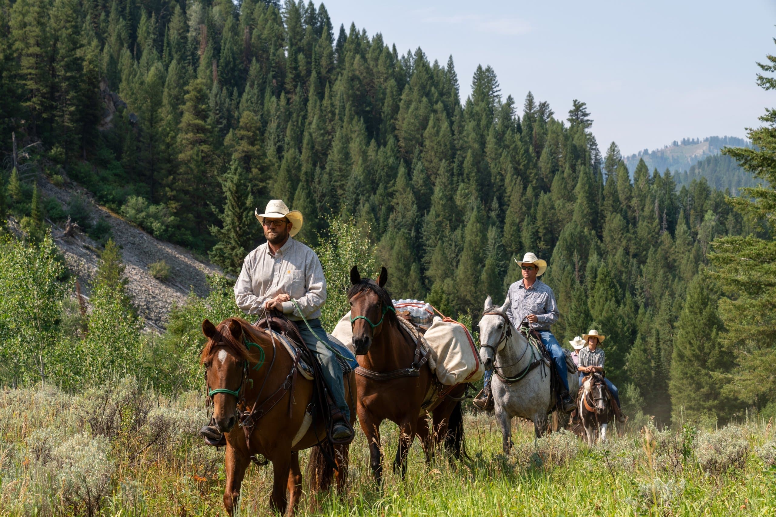Horseback riding at Snake River Sporting Club