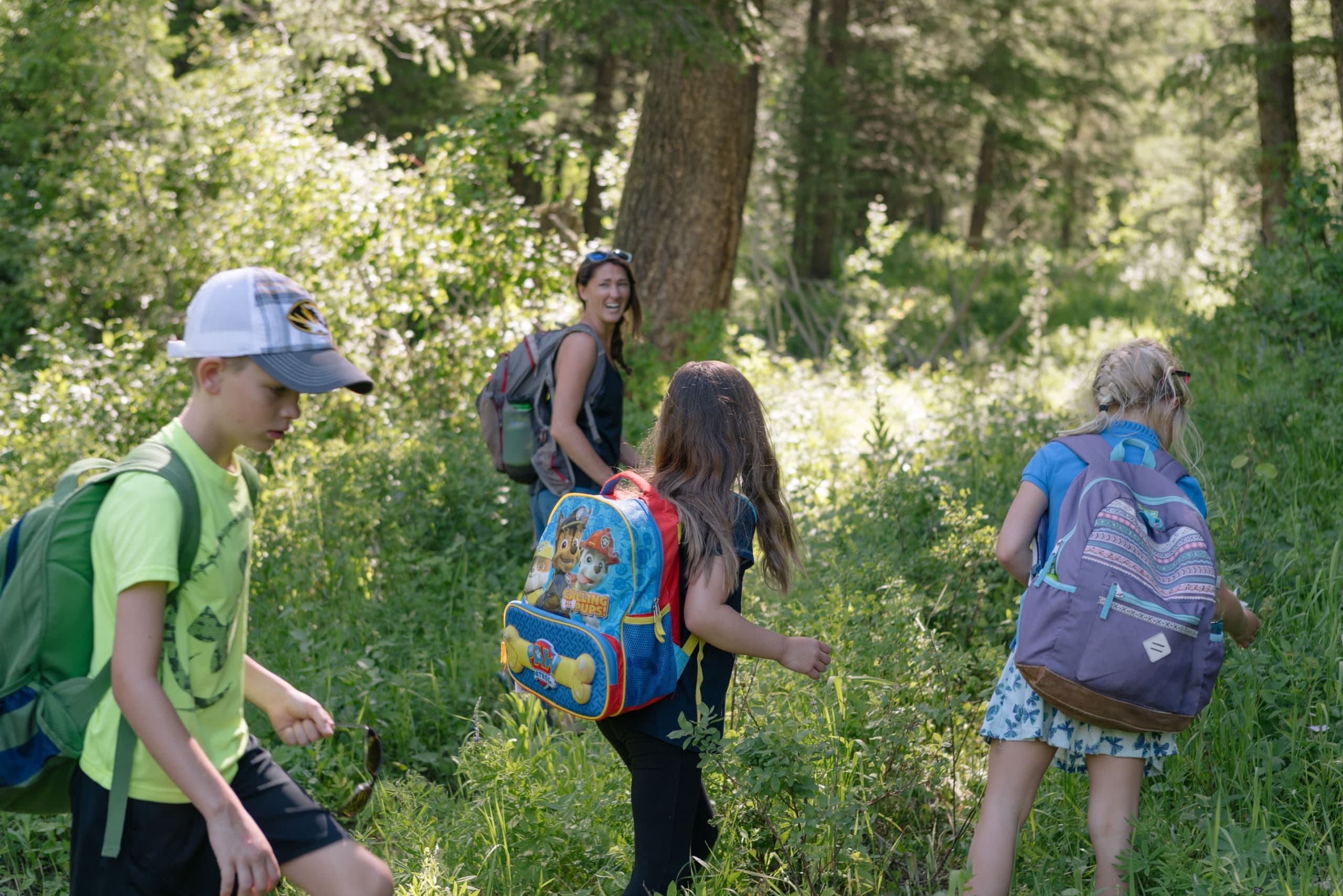 Kids Camp Hike at Snake River Sporting Club