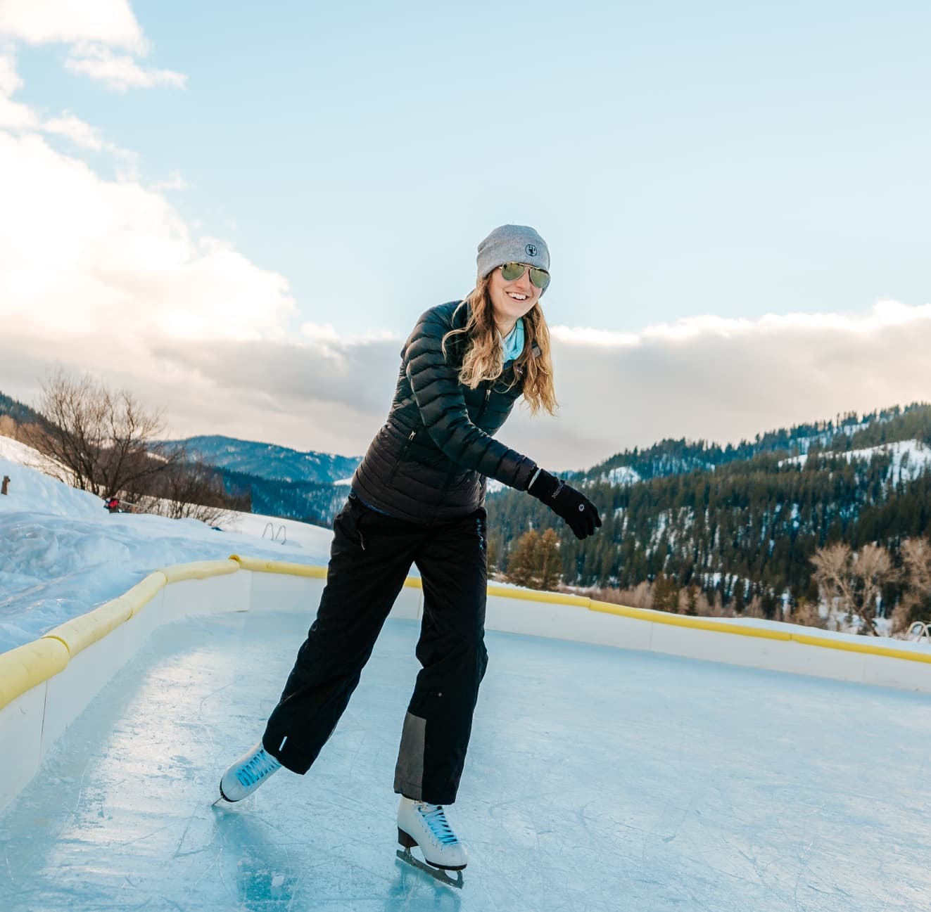 Person Ice Skating