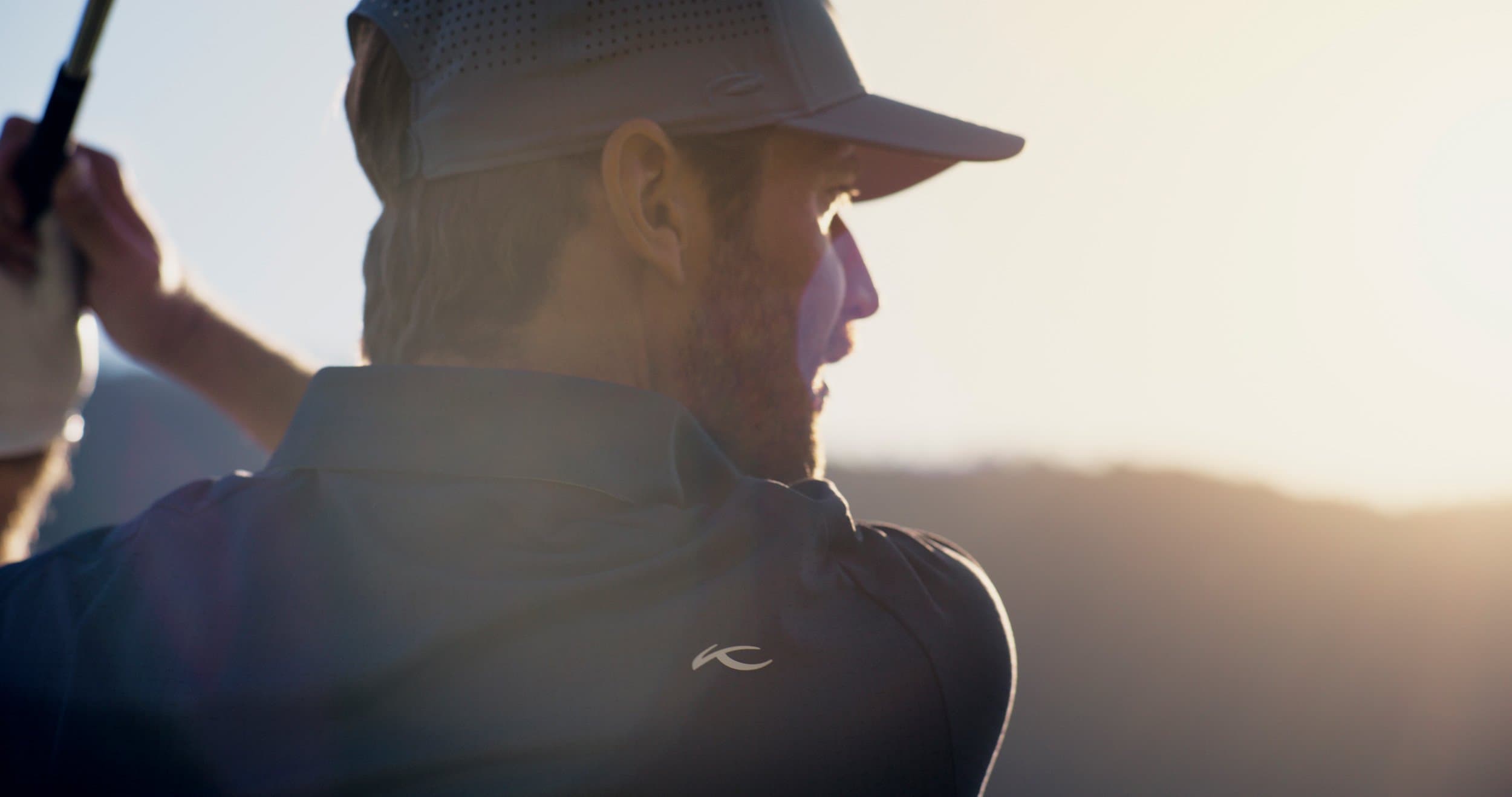Guy Golfing In Jackson Hole